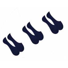 Set of navy no-show-socks